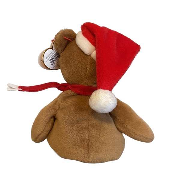 TY Vintage Beanie Baby Bear Teddy Santa - Picture 2 of 8